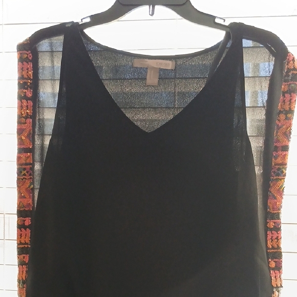 Forever 21 Black and Sequin Mini Dress - Picture 4 of 7